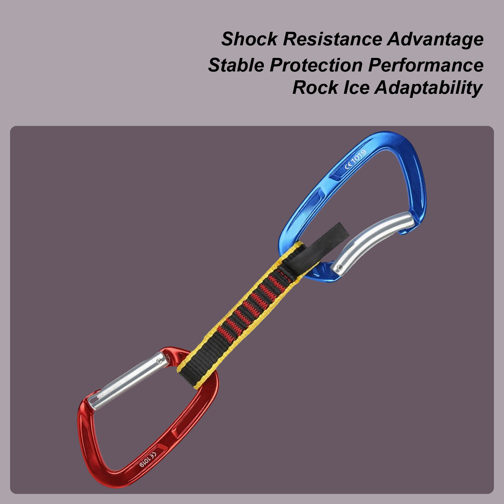 Outdoor Adventure Hiking - Quickdraws Climbing Climbing Carabiner Accessories Mountaineering