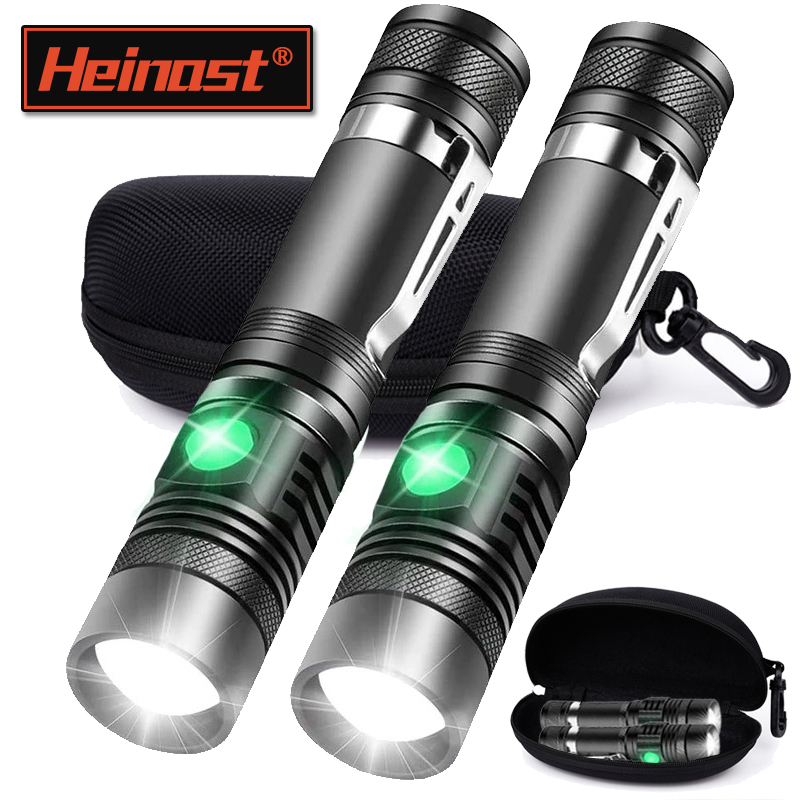 Outdoor Adventure Hiking - Rechargeable T6 Handheld Flashlight Use 18650