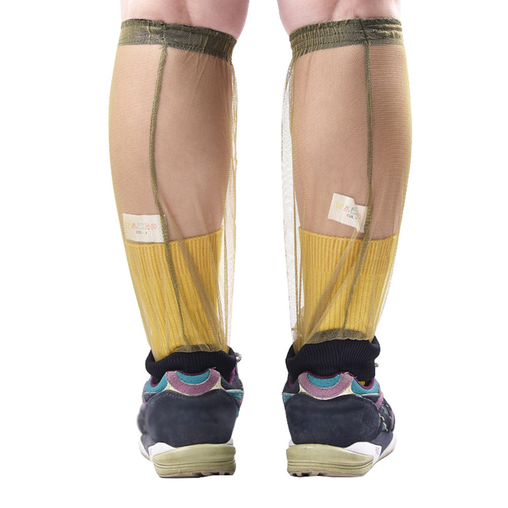 Outdoor Adventure Hiking - 2Pairs Insect-Shield Mosquito Net Pants Lightweight