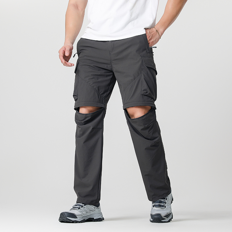 Outdoor Adventure Hiking - Men's Cargo Hiking Convertible Pants, Waterproof,