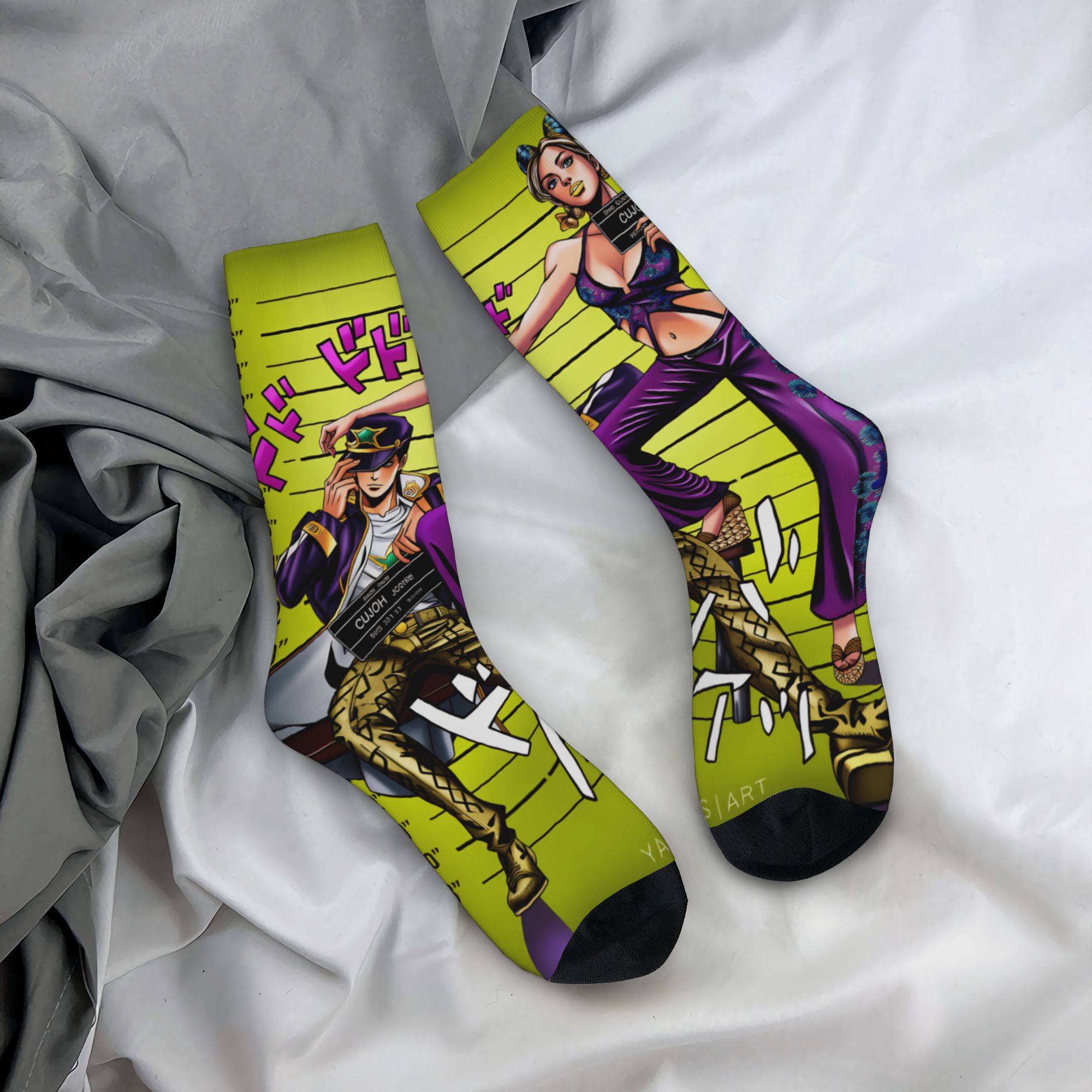 JoJos Bizarre Adventure Socks  - Outdoor Adventure Japan 评论和价格