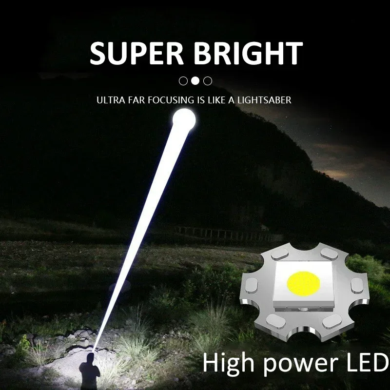 900000LM Powerful LED Flashlig - Outdoor Adventure Hiking 评论和价格