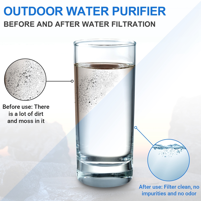 XSXS-500Ml Water Filter Bottle - Water Filter Straw 评论和价格