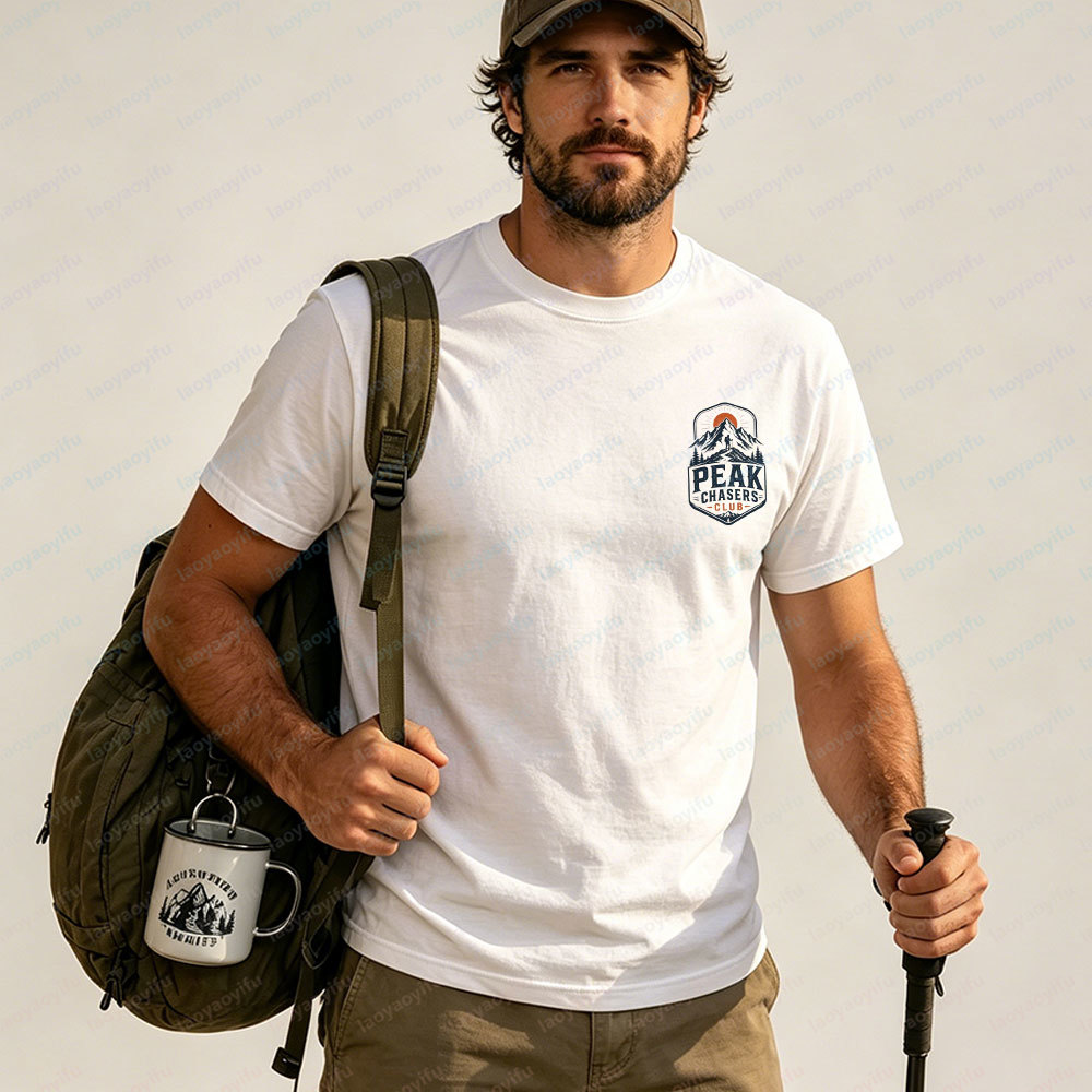 Peak Chasers Club Tshirt Fashi - Outdoor Adventure Club 评论和价格