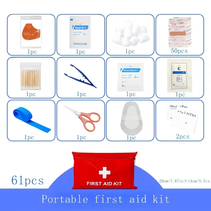 Outdoor First Aid Kit with Por - Outdoor Adventure Kit 评论和价格