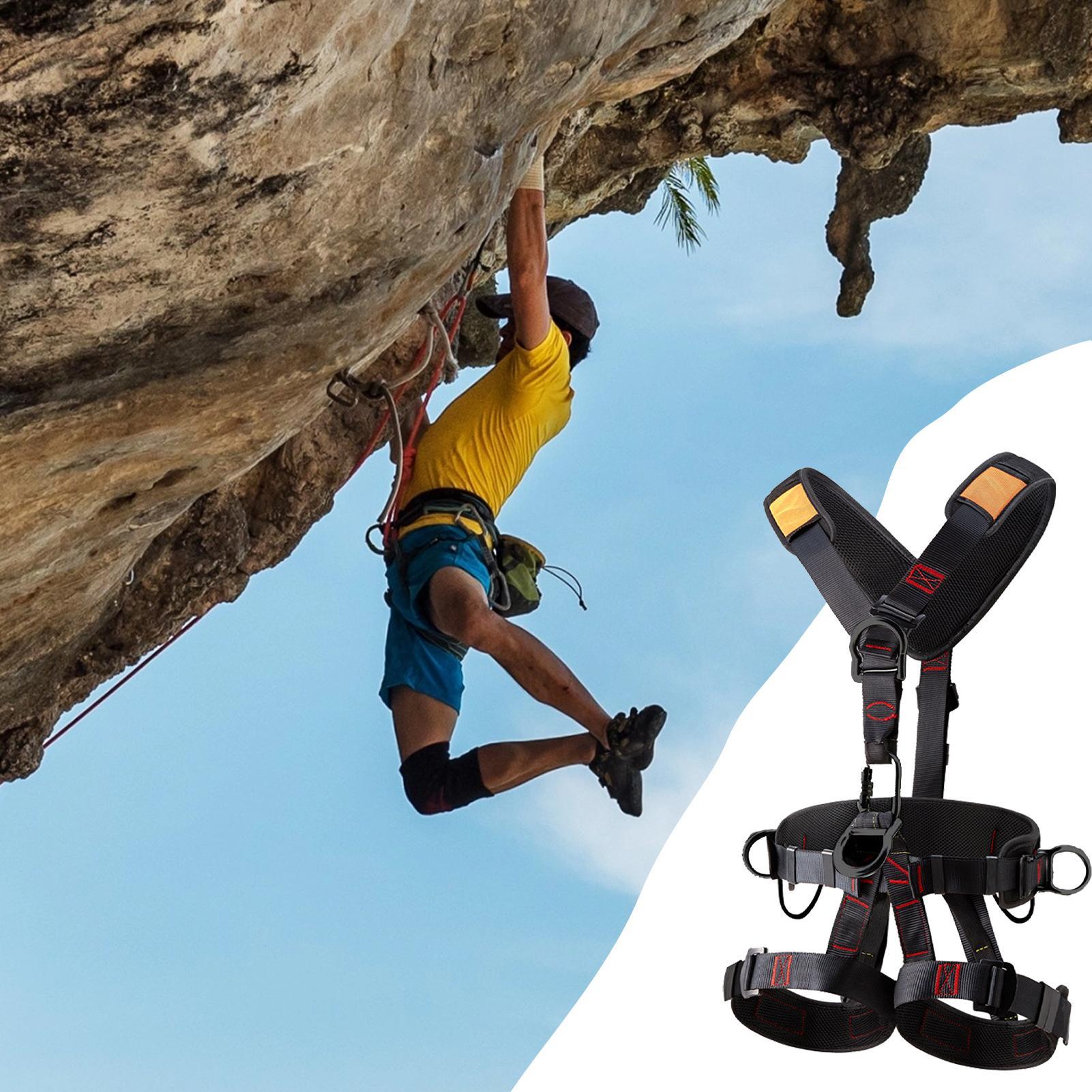 Safety Harness Fall Protection - Harness Climbing Adjustable 评论和价格