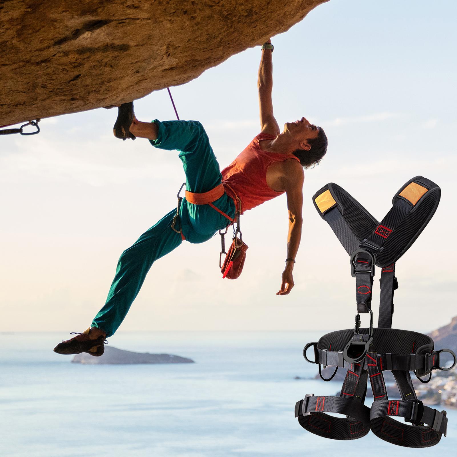 Safety Harness Fall Protection - Harness Climbing Adjustable 评论和价格